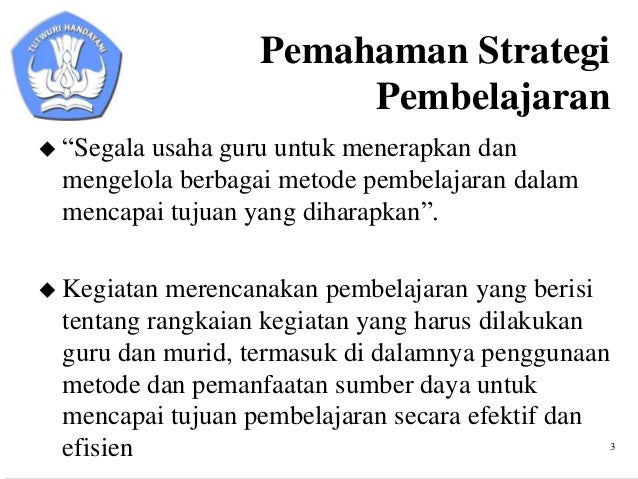 Strategi Pembelajaran Di Tk