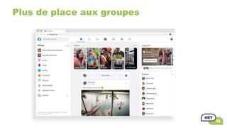 Plus de place aux groupes
 