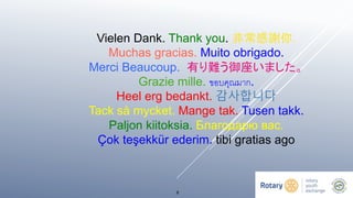 8
Vielen Dank. Thank you. 非常感謝你.
Muchas gracias. Muito obrigado.
Merci Beaucoup. 有り難う御座いました。
Grazie mille. ขอบคุณมาก.
Heel erg bedankt. 감사합니다
Tack så mycket. Mange tak. Tusen takk.
Paljon kiitoksia. Благодарю вас.
Çok teşekkür ederim. tibi gratias ago
 