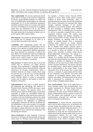 Security Attacks and its Countermeasures in Wireless Sensor Networks | PDF