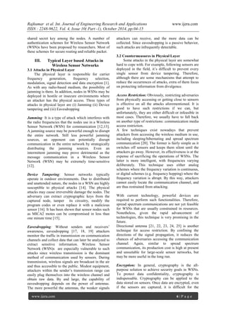 Security Attacks and its Countermeasures in Wireless Sensor Networks | PDF