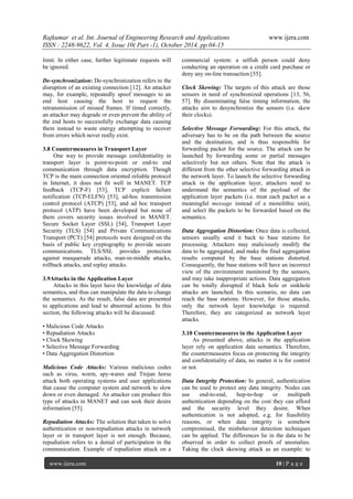 Security Attacks and its Countermeasures in Wireless Sensor Networks | PDF