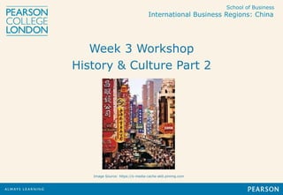 School of Business
International Business Regions: China
Week 3 Workshop
History & Culture Part 2
Image Source: https://s-media-cache-ak0.pinimg.com
 