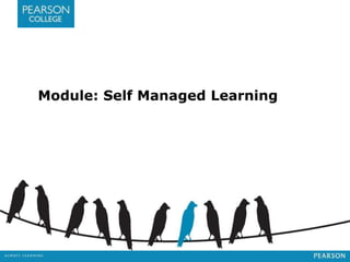 Module: Self Managed Learning 
 