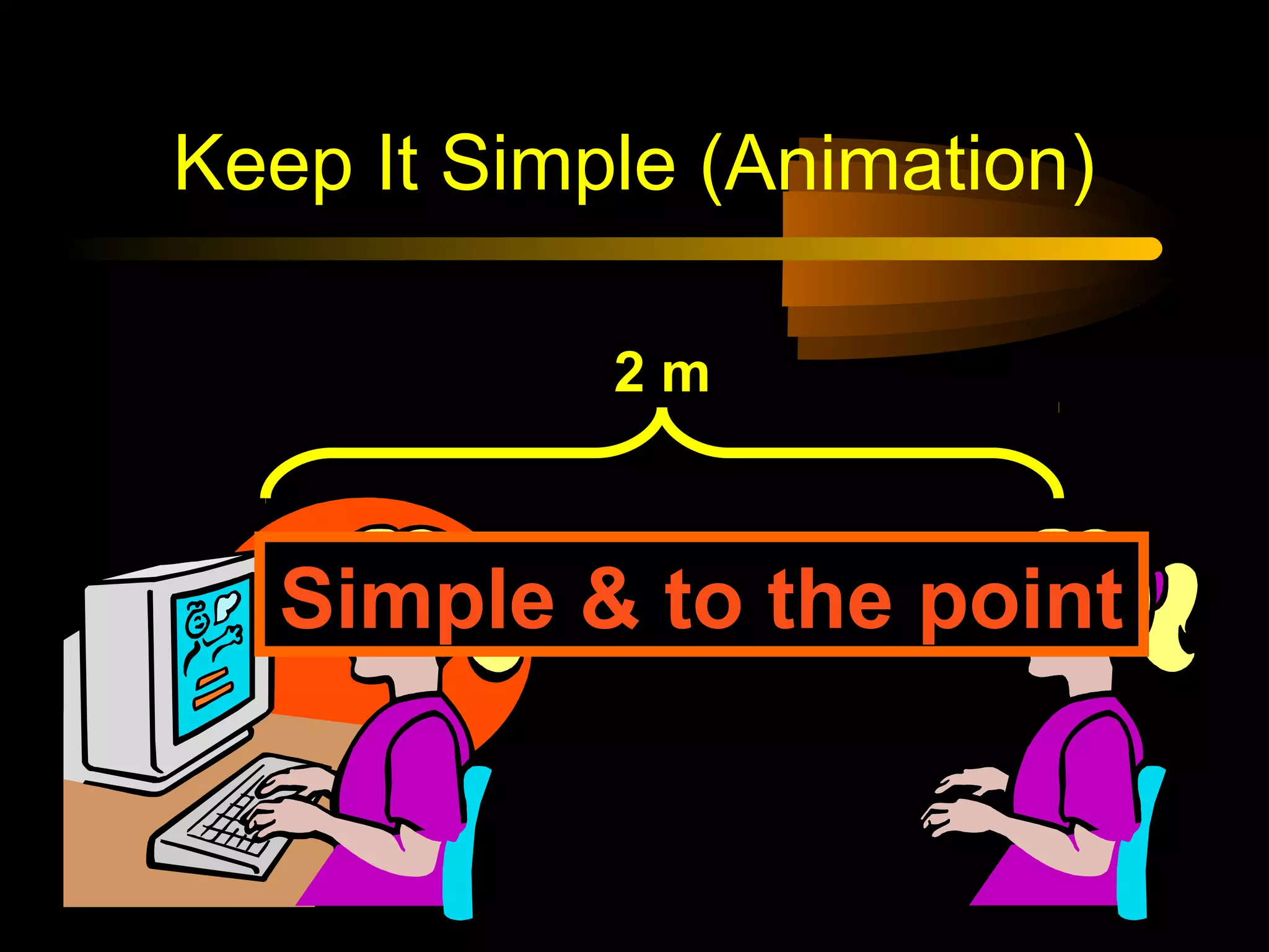 Keep It Simple (Animation)
2 m
Simple & to the point
 