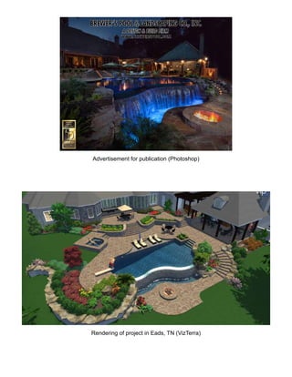 Advertisement for publication (Photoshop)
Rendering of project in Eads, TN (VizTerra)
 