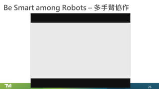 Confidential
Be Smart among Robots – 多手臂協作
26
 