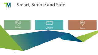 Smart, Simple and Safe
8
 