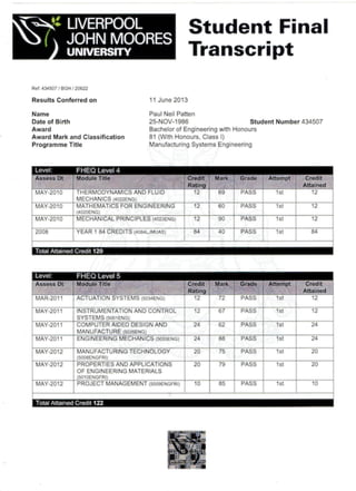 Final Transcript | PDF