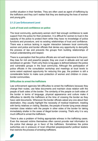 Lessions Learned Report (Cross-Border Anti-Trafficking Actions)