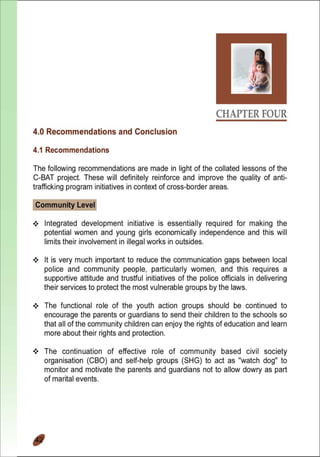 Lessions Learned Report (Cross-Border Anti-Trafficking Actions)