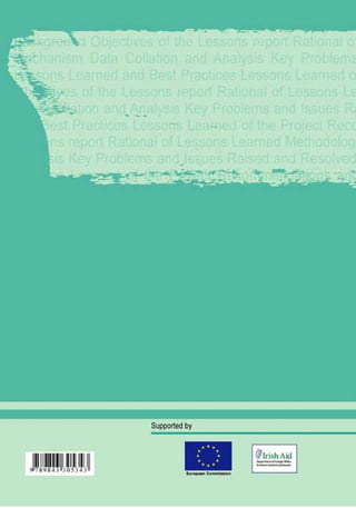 Lessions Learned Report (Cross-Border Anti-Trafficking Actions)