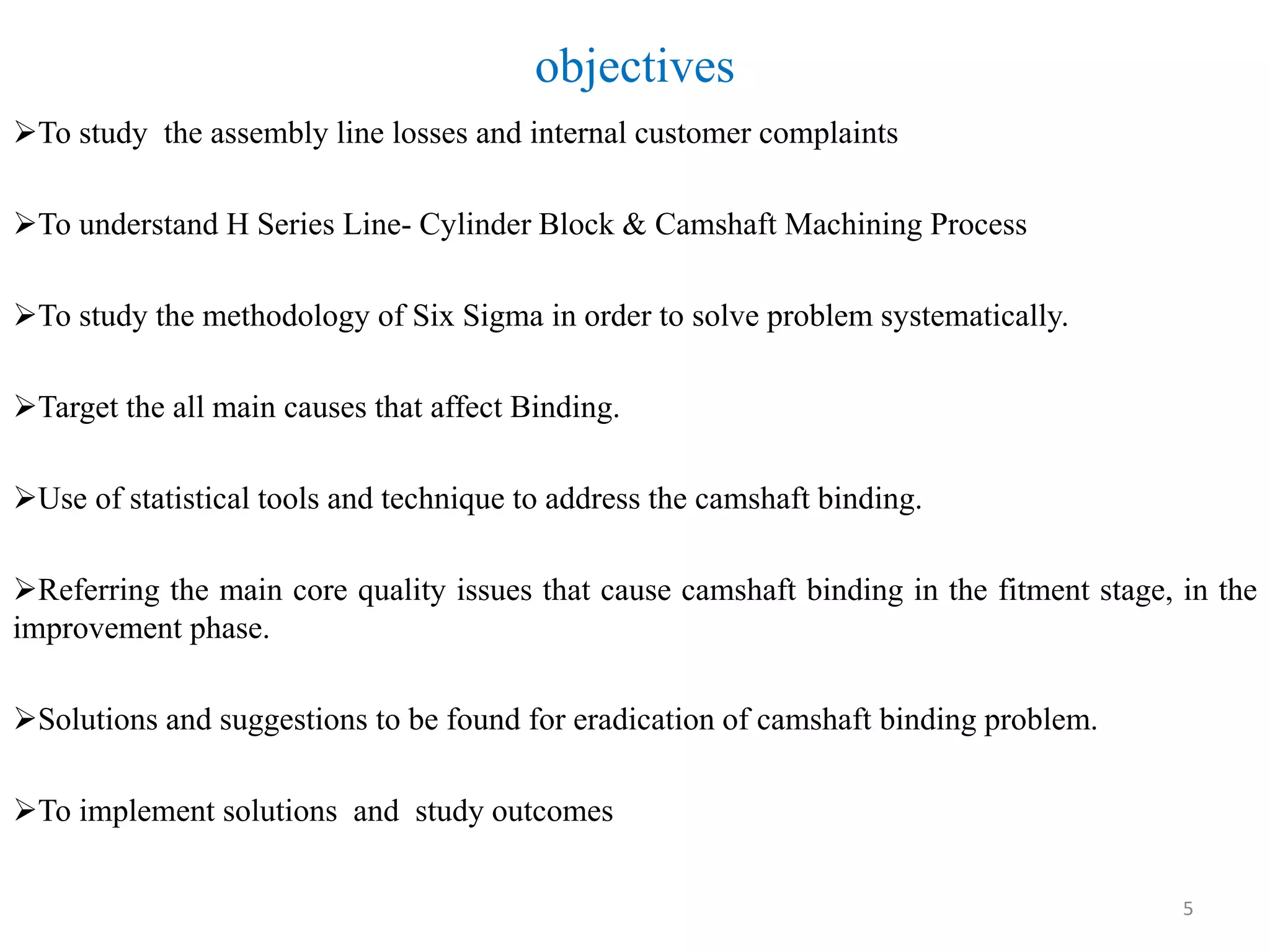 six sigma DMAIC approach for reducing quality defects of camshaft ...