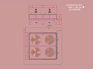 THR = 100 TR
80.000CFM
Condensing Unit
 
