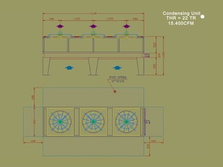 THR = 22 TR
15.400CFM
Condensing Unit
 