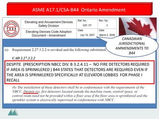 Splinkered CSA B44 & NFPA 101 | PPTX