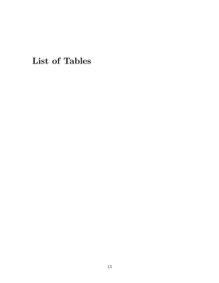 List of Tables
13
 