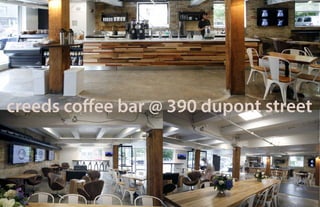 creeds coffee bar @ 390 dupont street
 