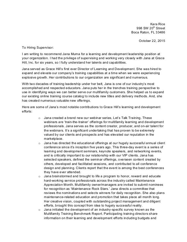 recommendation letter kara rice rice letter of recommendation
