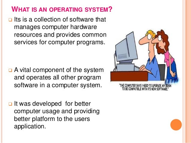 Presentation on Operating System & its Components