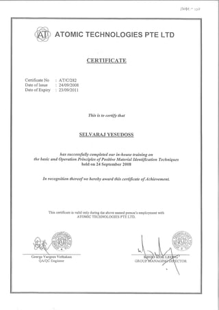 PMI CERTIFICATE | PDF