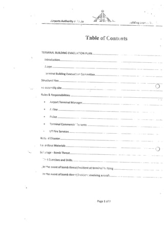 Building Evacution Plan