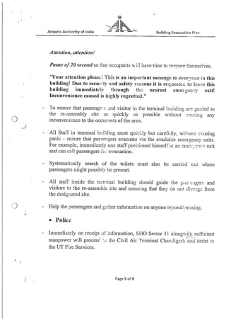 Building Evacution Plan