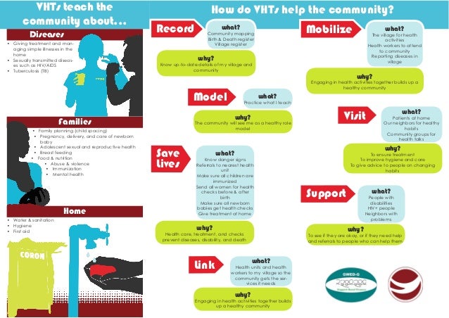 village health team fact sheet tri panel pamphlet pregnancy fact sheet