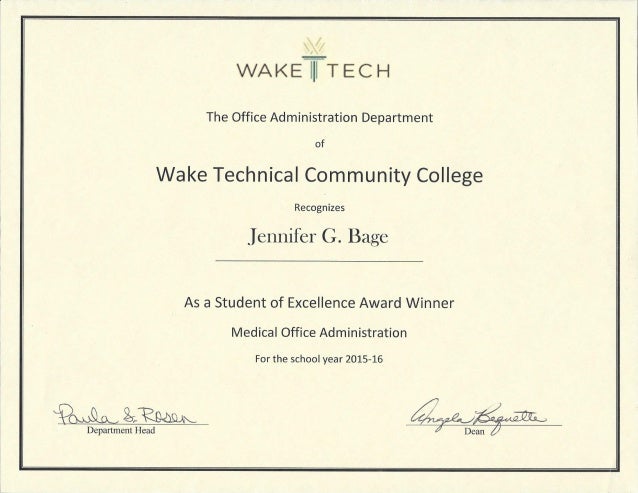 student excellence award excellence award certificate