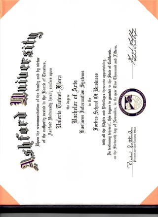 ASHFORD GRADUATION DIPLOMAS