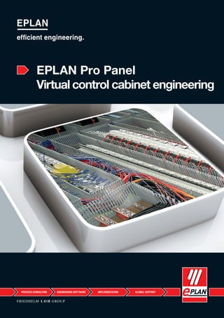 EPLAN Pro Panel
Virtual control cabinet engineering
 