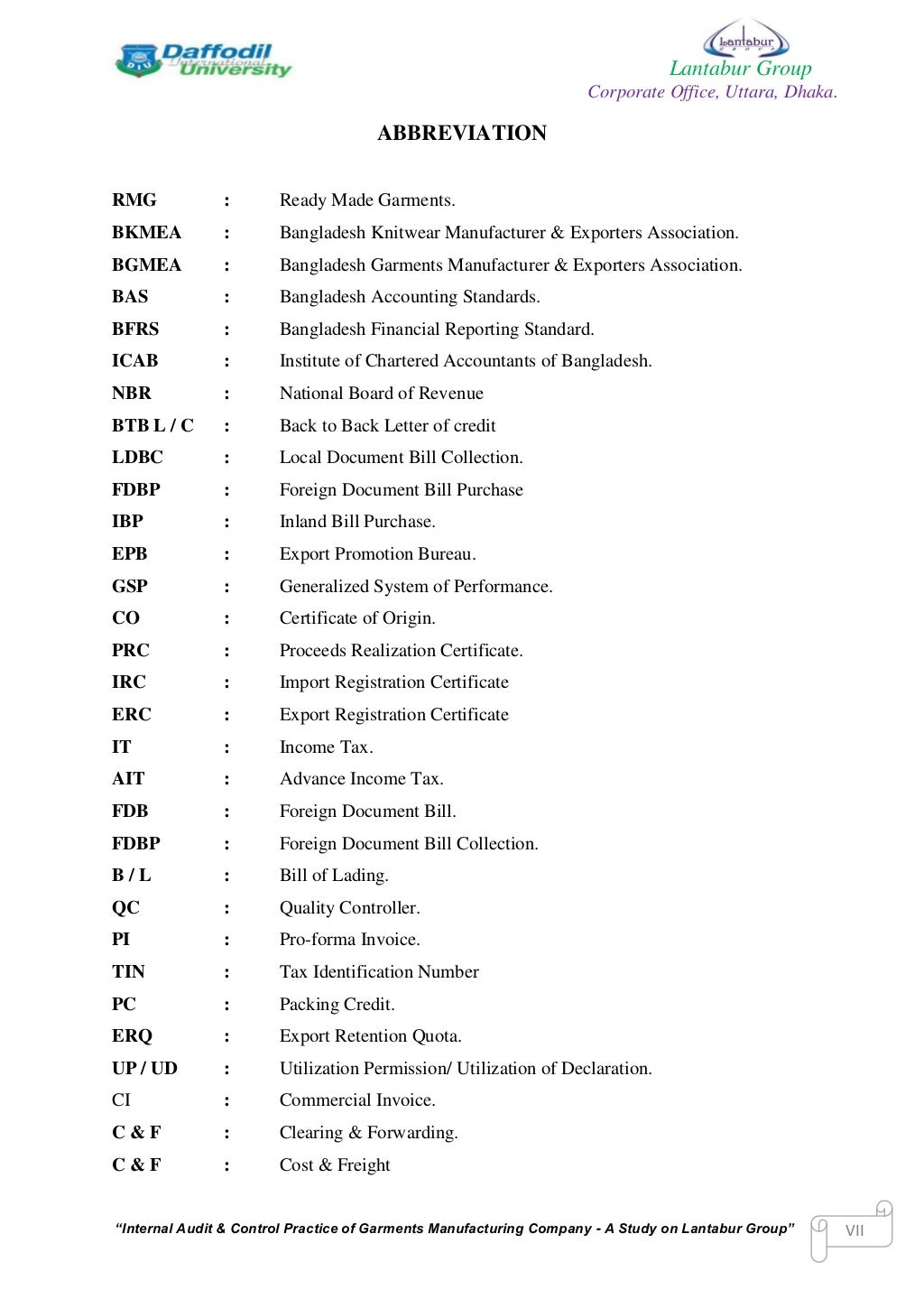 Internal Audit Checklist Of Garments Manufacturing In vrogue.co