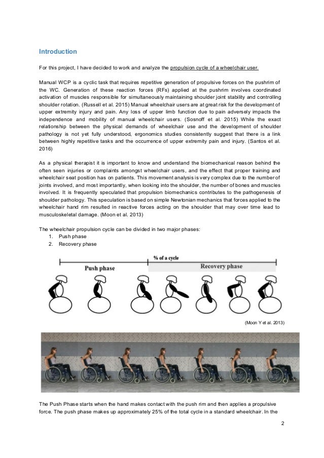 Biomechanics Wheelchair Propulsion