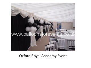 Oxford Royal Academy Event 