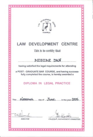 Law Development Centre_certificate