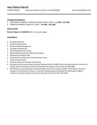 new CV- Amr.DOC