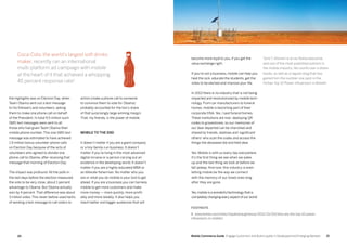2120 Mobile Commerce Guide Engage Customers and Build Loyalty in Developed and Emerging Markets
the highlights was on Election Day, when
Team Obama sent out a text message
to his followers and volunteers, asking
them to make one phone call on behalf
of the President. In total 9.5 million such
SMS text messages were sent to all
those who had given Team Obama their
mobile phone number. This one SMS text
message was estimated to have achieved
1.9 million bonus volunteer phone calls
on Election Day because of the acts of
volunteers who agreed to donate one
phone call to Obama, after receiving that
message that morning of Election Day.
The impact was profound. All the polls in
the last days before the election measured
the vote to be very close, about 1 percent
advantage to Obama. But Obama actually
won by 4 percent. That difference was about
3 million votes. This never-before-used tactic
of sending a text message to call voters to
action (make a phone call to someone
to convince them to vote for Obama)
probably accounted for the lion’s share
of that surprisingly large winning margin.
That, my friends, is the power of mobile.
Mobile to the end
It doesn’t matter if you are a giant company
or a tiny family-run business. It doesn’t
matter if you’re living in the most advanced
digital nirvana or a person carving out an
existence in the developing world. It doesn’t
matter if you are a highly educated MBA or
an illiterate fisherman. No matter who you
are or what you do mobile is your tool to get
ahead. If you are a business you can harness
mobile to get more customers and make
more money — more quickly, more profit-
ably and more reliably. It also helps you
reach better and bigger audiences that will
become more loyal to you, if you get the
value exchange right.
If you’re not a business, mobile can help you
heal the sick, educate the students, get the
votes to be elected and improve your life.
In 2013 there is no industry that is not being
impacted and revolutionized by mobile tech-
nology. From car manufacturers to funeral
homes, mobile is becoming part of their
corporate DNA. Yes, I said funeral homes.
These institutions are now deploying QR
codes to gravestones, so our memories of
our dear departed can be cherished and
shared by friends, relatives and ‘significant
others’ who scan the codes and access the
things the deceased did and held dear.
Yes. Mobile is with us every day everywhere.
It’s the first thing we see when we wake
up and the last thing we look at before we
fall asleep. And now, this industry is even
letting mobile be the way we connect
with the memory of our loved ones long
after they are gone.
Yes,mobile is a wonderful technology that is
completely changing every aspect of our world.
Tomi T. Ahonen is an ex-Nokia executive,
and one of the most published authors in
the mobile industry. He counts over a dozen
books, as well as a regular blog that has
gained him the number one spot in the
Forbes Top 10 Power Influencers in Mobile1
.
Coca-Cola, the world’s largest soft drinks
maker, recently ran an international
multi-platform ad campaign with mobile
at the heart of it that achieved a whopping
45 percent response rate!
FOOTNOTE
1. www.forbes.com/sites/haydnshaughnessy/2012/01/03/who-are-the-top-10-power-
influencers-in-mobile/
 