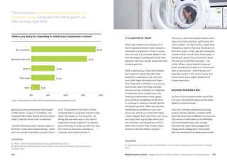 173172 Mobile Commerce Guide Engage Customers and Build Loyalty in Developed and Emerging Markets
at all. The problem is that both of these
mindsets lead to responses that don’t help
either the retailer or the consumer - by
letting the sale walk away in the case of
those who choose to ignore it, or panicky
price matching or erratic policies that vary
from store to store and customer to
customer from those that fear it.
ignore any price comparisons that happen
in their stores.1
(Figure 1) Thankfully, only
13 percent fall on their swords and price match,
while 37 percent strive to be‘competitive’.
Just like industry pundits, retailers seem to
be of two minds about showrooming - some
see it as a threat, and others just don’t see it
The irony is that store-based retailers don’t
lose out to showrooming - particularly the
online aspect - as often as they might think.
ShopSavvy reports that only 30 percent of
first-item scans in their app are transacted
outside of the current store the shopper is
standing in, and of that 30 percent, about
half accrue to another local store - not
online. Where online retailers make the
most competitive inroads is on the second
item to be scanned - half of those won’t
typically convert in the current store, and
these have a much higher likelihood of
converting online.1
Avoiding Pandora’s Box
So how do store-based retailers avoid that
first scan, the one that opens up the whole
basket to showrooming?
First of all, maintain consistency in pricing
across channels. Retailers complain all the
time that stores have a different cost structure
than online, so they have to price differently
to accommodate those costs.And yet,
merchants for years have averaged their
margin across categories or lines so that
they can maximize their selling opportunities.
It’s a Matter of Trust
Either way, retailers are missing out on
the driving factor behind what compels a
consumer to showroom. To me, it comes
down to trust. If a consumer doesn’t trust
that the retailer is looking out for her best
interests, she’ll pull out her phone and start
comparing prices.
What is distressing is that most retailers
don’t seem to realize how often they
break their customers’ trust, and how
much that might ultimately hurt them.
Only 15 percent of retailers in our pricing
benchmark report that they maintain
one price across channels as a response
to consumer price comparisons. The
majority of respondents either ignore
price conflicts completely (43 percent),
or continue to maintain channel-specific
pricing (23 percent). When your primary
showrooming competitor is your own
online site, how do you think that makes
a store shopper feel? And if they can’t trust
you to get them a good deal within your
own channels, how long do you think it
takes them to think they’d better check
around to see how others compare?
0% 10% 20% 30% 40%
What is your policy for responding to mobile price comparisons in stores?
5.0%Beat it
Price match
Ignore it
We haven’t seen it yet
Be ‘competitive'
13.3%
13.3%
31.7%
36.7%
Figure 1: Based on data from RSR's 2013 Pricing Benchmark,to be published April 2013.
The irony is that store-based retailers don’t lose out
to showrooming - particularly the online aspect - as
often as they might think.
FOOTNOTE	
1. RSR’s 2013 Pricing Benchmark, to be published April 2013.
2. Reported by Alexander Muse at RIS News’ Cross-Channel Retail Executive Summit,
October 2012.
FOOTNOTE	
1. Reported by Alexander Muse at RIS News’ Cross-Channel Retail Executive Summit, October
2012.
 