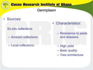 B4FA 2013 Ghana: Cocoa black pod resistance - Abu Dadzie and George ...