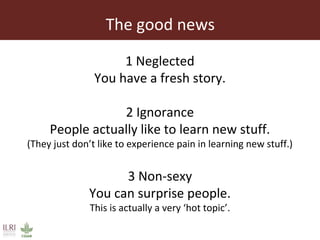 Why communicate  animal genetics research  