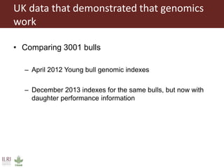 Genomic selection in small holder systems: Challenges and opportunities