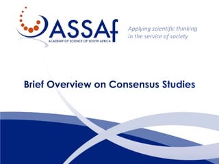 ASSAf Panel: Regulatory implications of new genetic engineering technologies