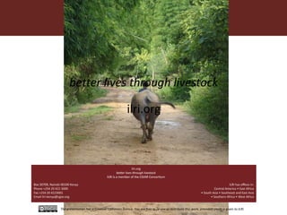 The changing livestock sector in developing countries: The context for animal genetic research