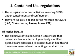 Biosafety regulatory framework in Kenya 