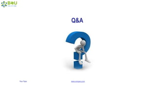 Your Topic www.company.com
Q&A
 