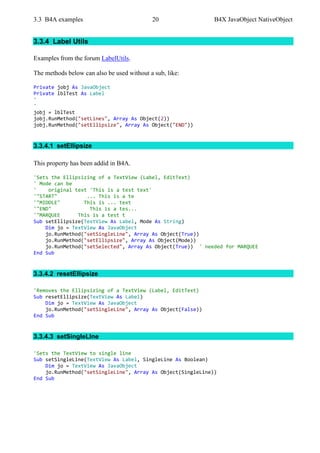 B4X JavaObject and NativeObject | PDF