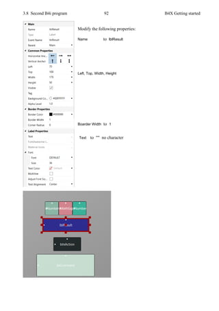 B4X Programming Gettings Started v1.9 | PDF