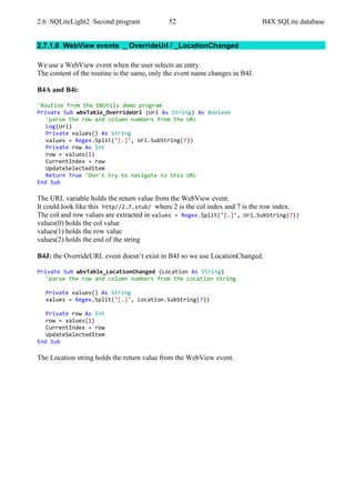B4X SQLite Databases v1.9 | PDF