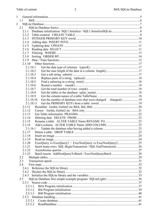 B4X SQLite databases | PDF