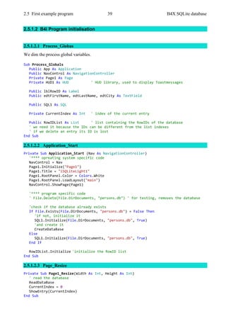 B4X SQLite databases | PDF
